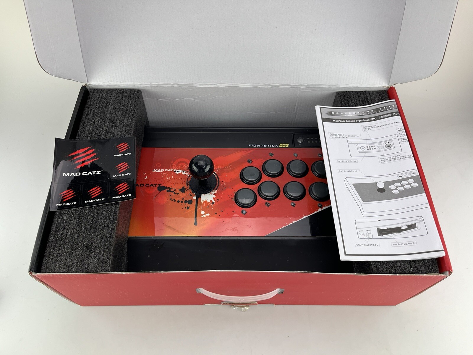 Boxed Mad Catz FightStick Pro Arcade Fight Stick PS3 PS4 PC