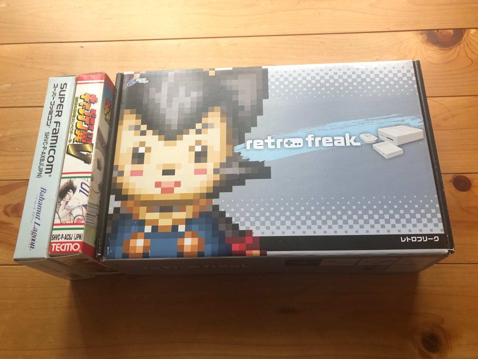 Retro Freak Video Game Console & 2 game sets FC SFC SNES GB GBC GBA MD GEN Japan