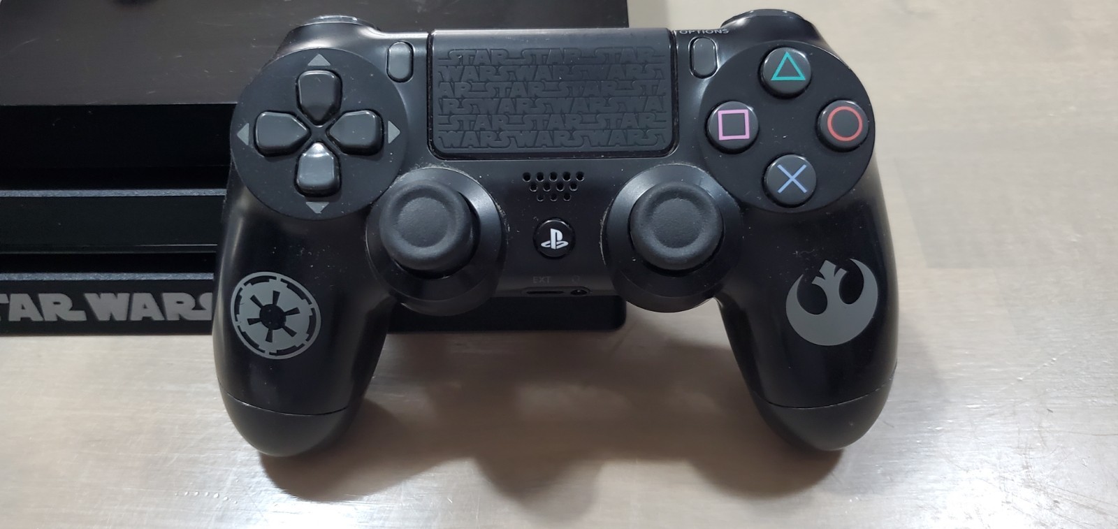 Star Wars PS4 PlayStation Pro 1tb LOW Firmware 11.50 Console Bundle Tested 100%!