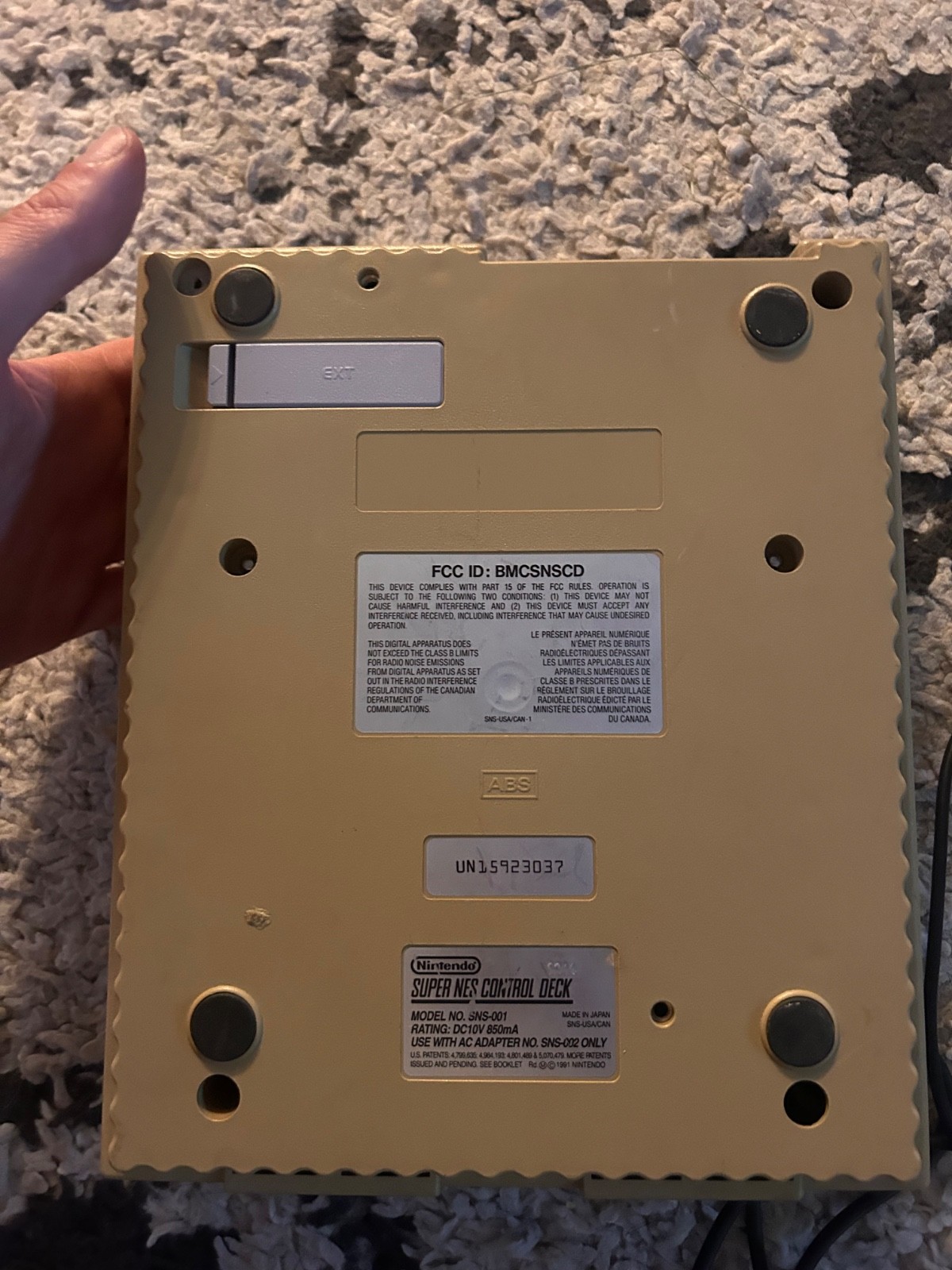 Super Nintendo SNES Console Only As Is – Parts/Repair –