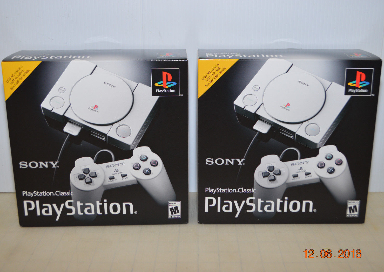 NEW! Sony Playstation Classic Console Mini w/ 20 classic Games – In Hand!