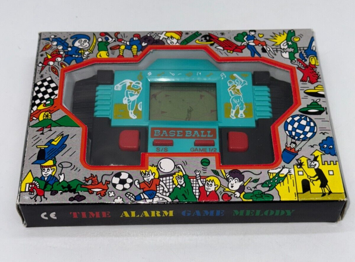 BASEBALL – LCD Game & Watch Portable Console – 1990’s – DEADSTOCK – BOXED