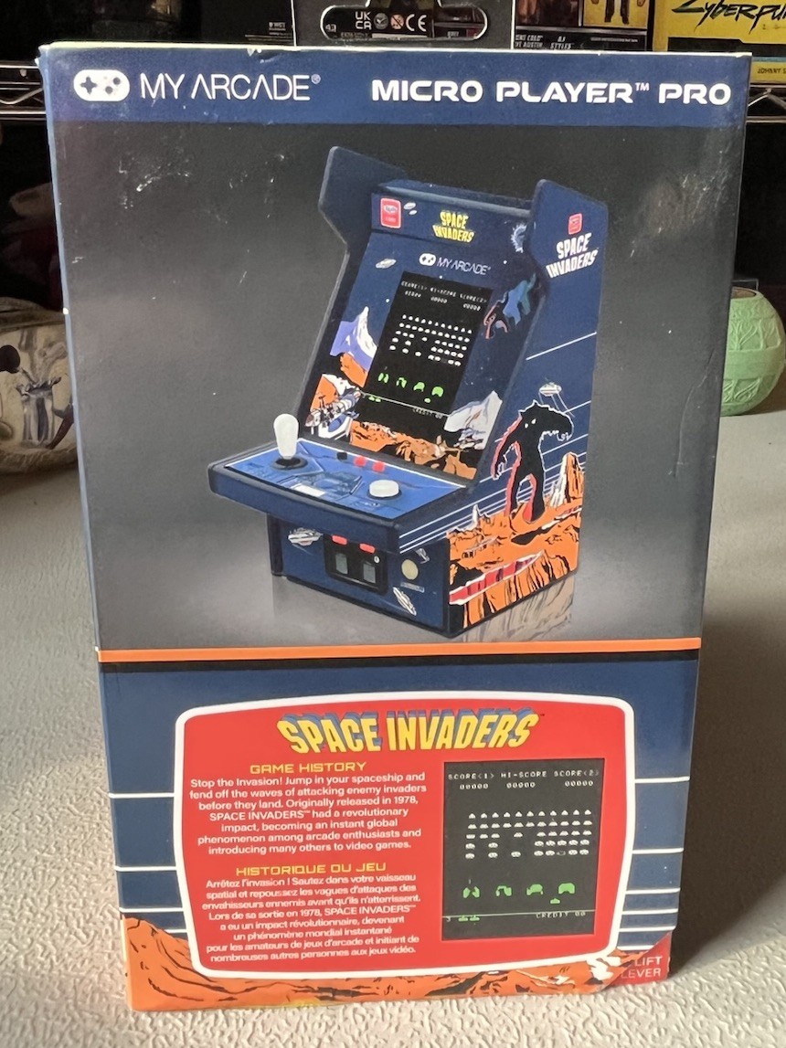 My Arcade Space Invaders Micro Player Pro: 6.75″ Mini Arcade Machine Video Game