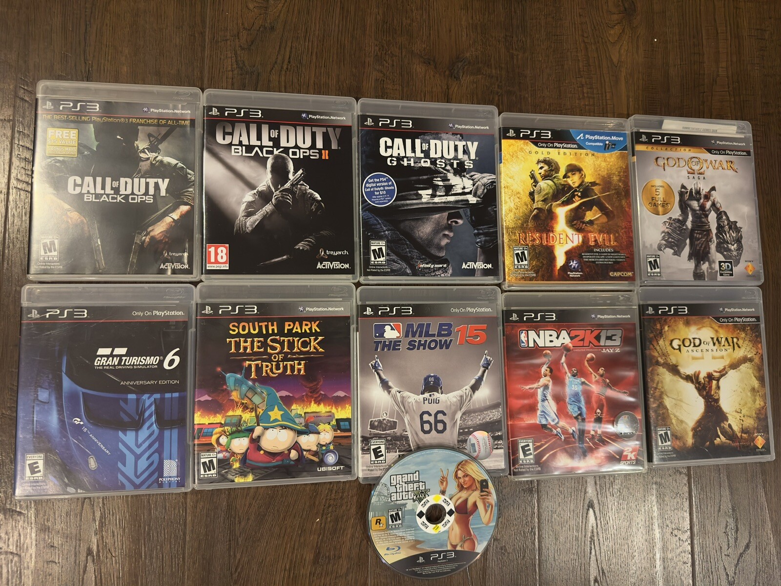 Sony Playstation 3 Super Slim 250gb Console With Controllers, Games Bundle