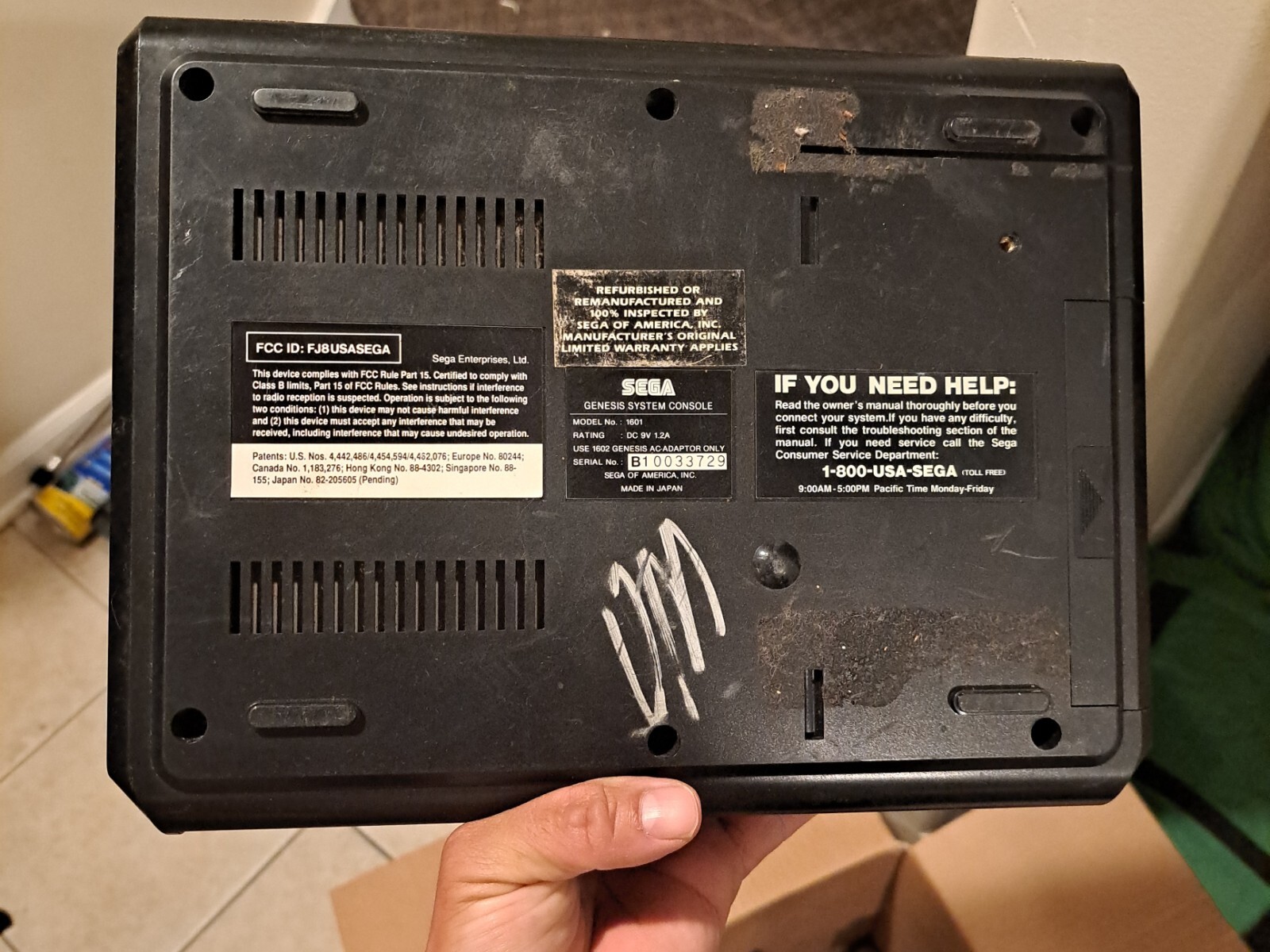SEGA Genesis Altered Beast Home Console – Black (MK-1601)