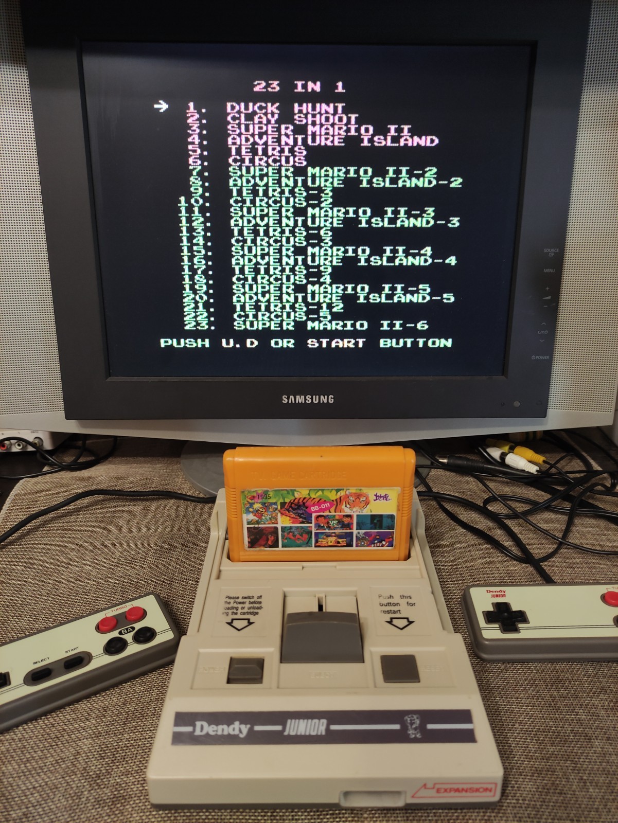 dendy junior steepler 8bit console