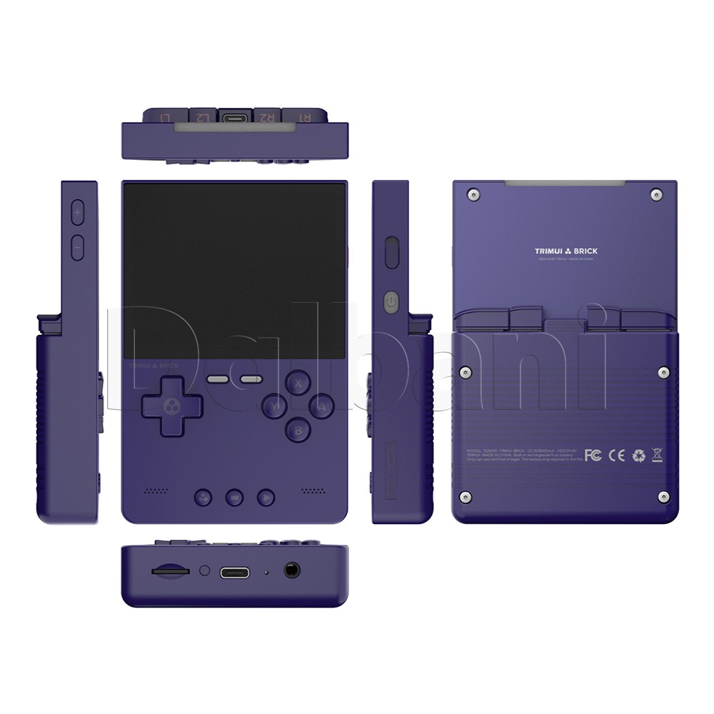 TrimUI Brick Purple Open Source Handheld Game Console with 64GB