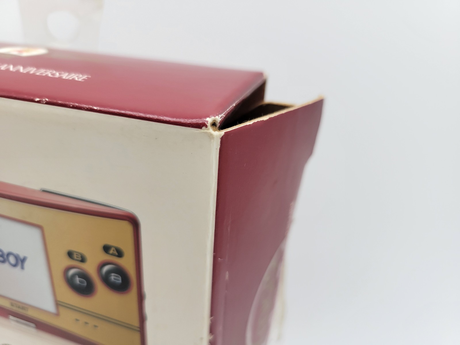 BOX ONLY Nintendo Game Boy Micro – 20th Anniversary Edition BOX ONLY