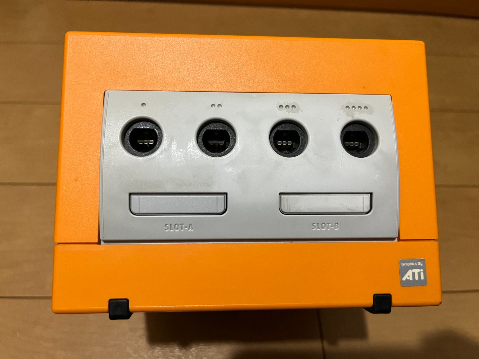 Nintendo GameCube Console & Controller Orange Color with BOX Japan 0320