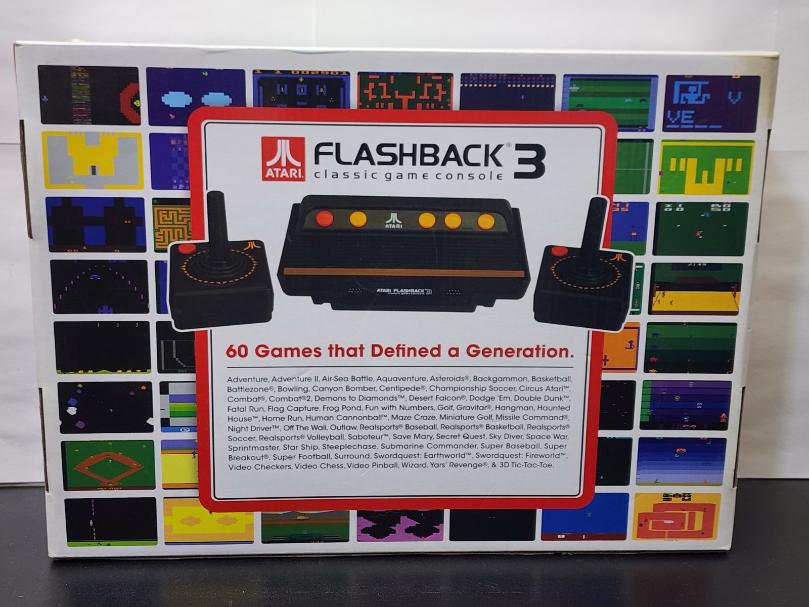 New Sealed Atari Flashback 3 Classic Game Console with 60 Built-in Games AR2660
