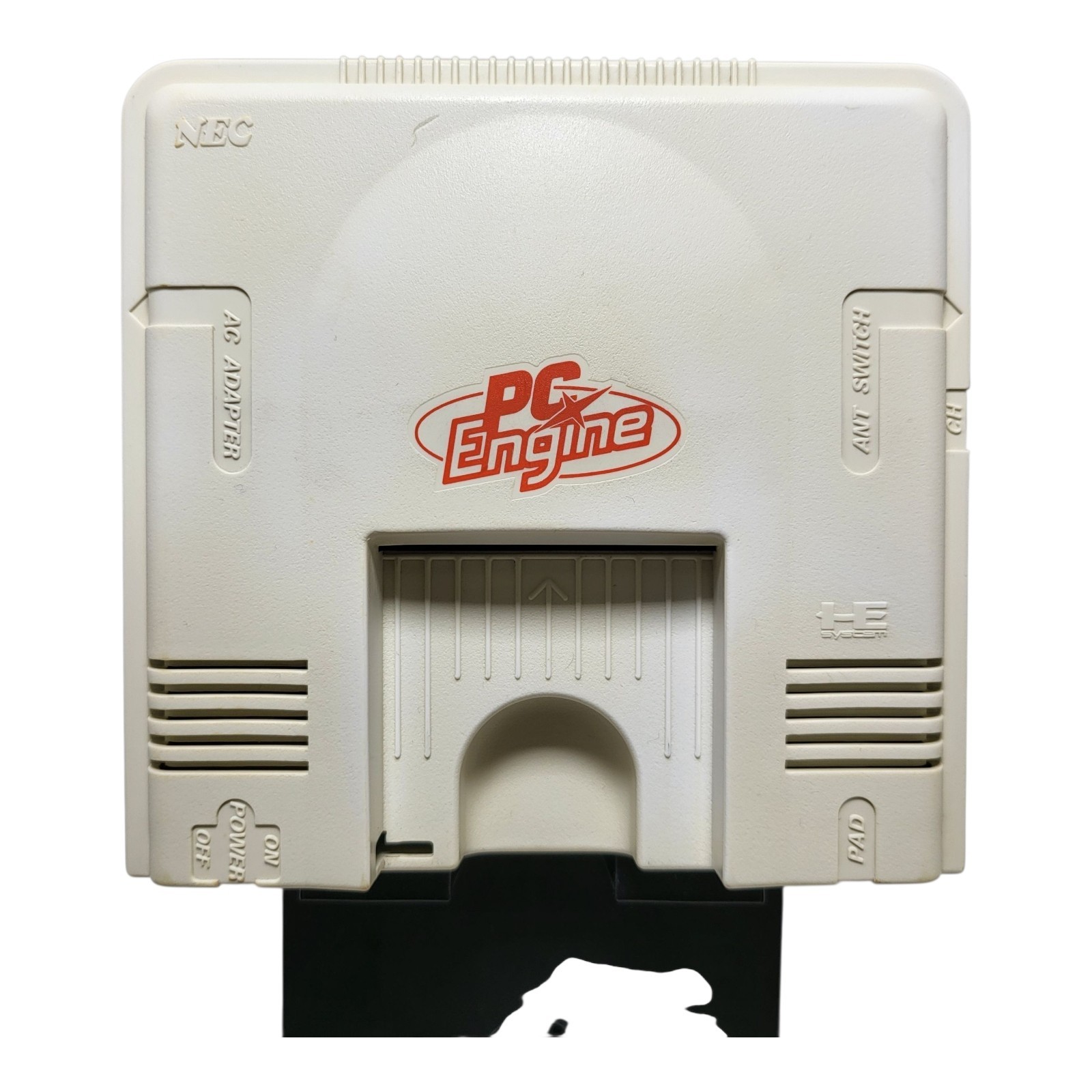 (Great!) PC Engine White Console with PAD and Turbo Tap TESTED!!