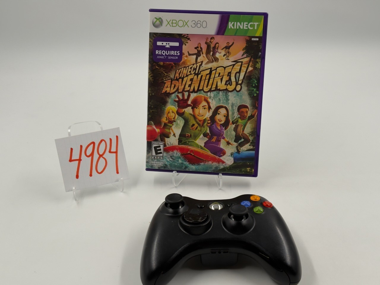 4GB XBox 360 Black Slim Model Console 2010 Kinect Sensor Controller TESTED WORKS