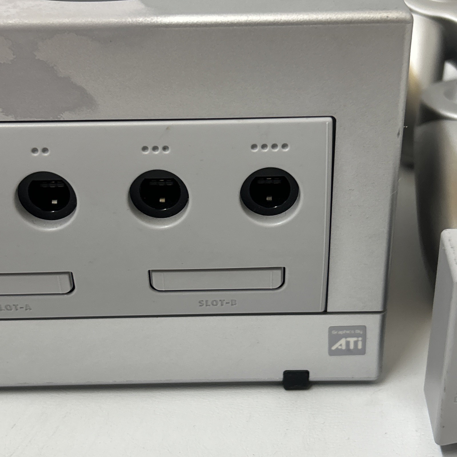 Nintendo GameCube Platinum Console Bundle DOL-101 – 2 Controllers Tested & Card