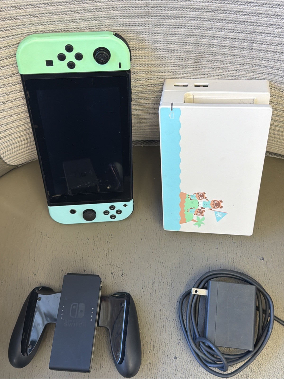 Nintendo Switch Console Gaming System HAC-001 Animal Crossing Edition Fast Ship!