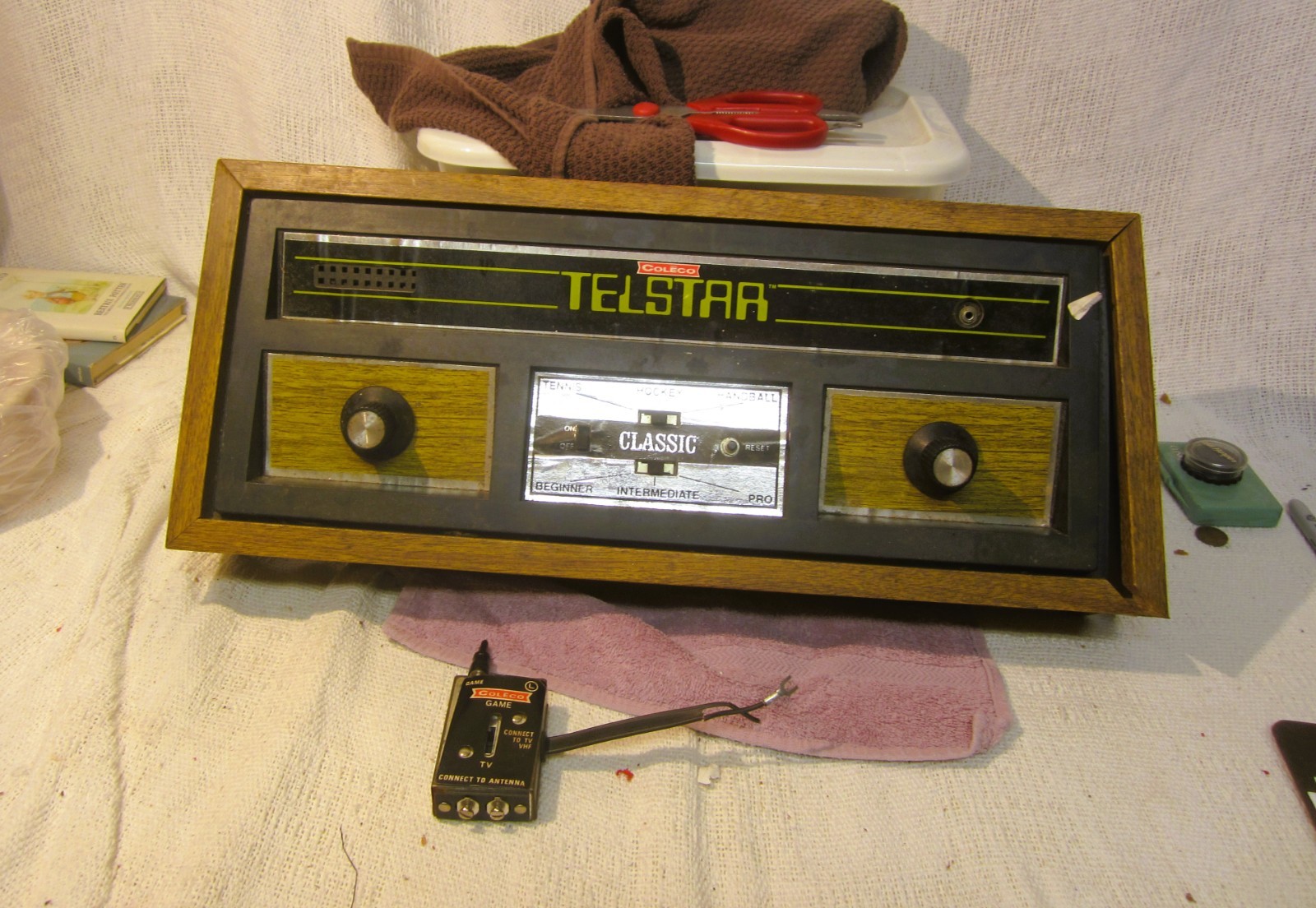 VTG 70’S COLECO TELSTAR GAME CONSOLE 6045, PARTS ONLY