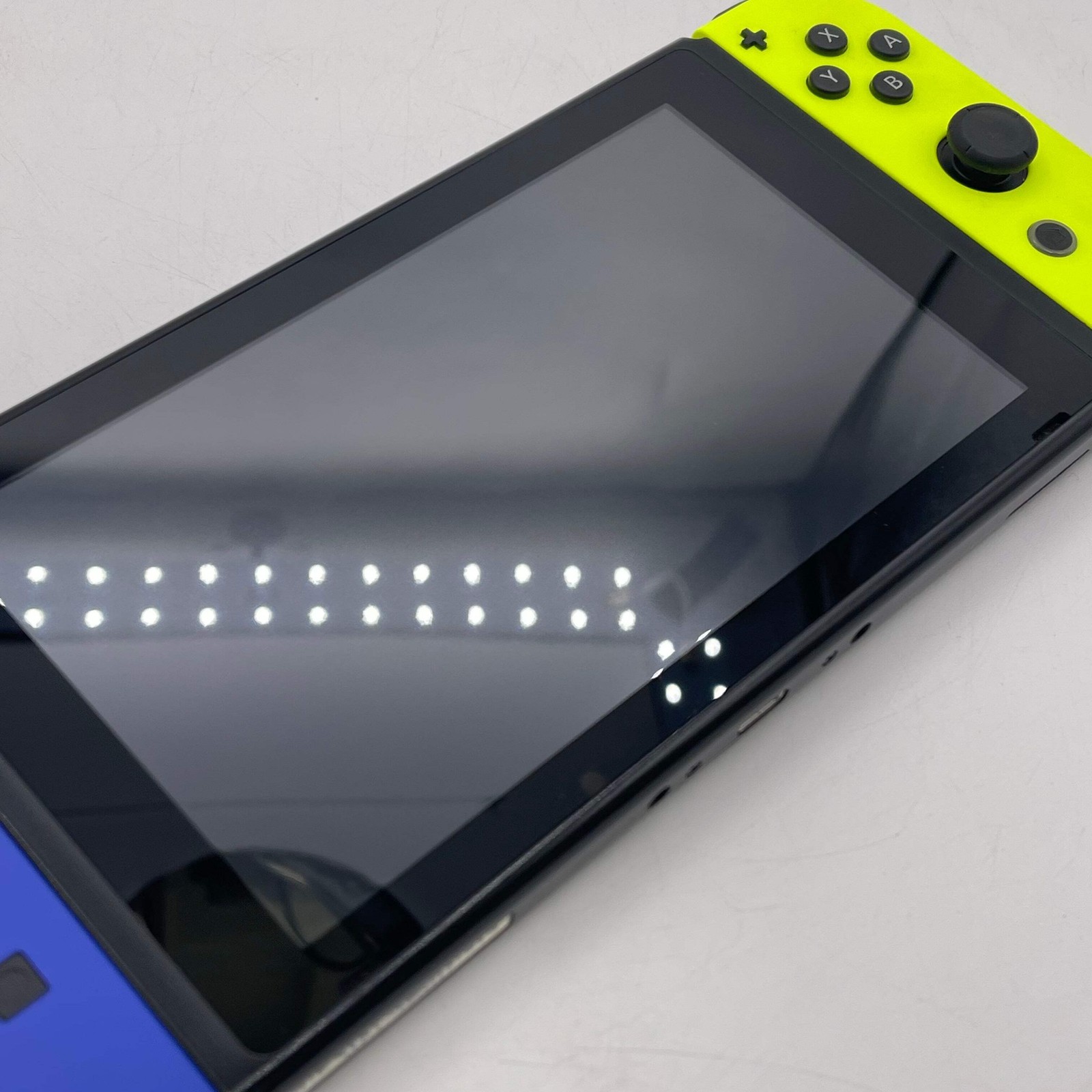 Nintendo Switch v1 Console Gaming System HAC-001 Blue/Neon Yellow