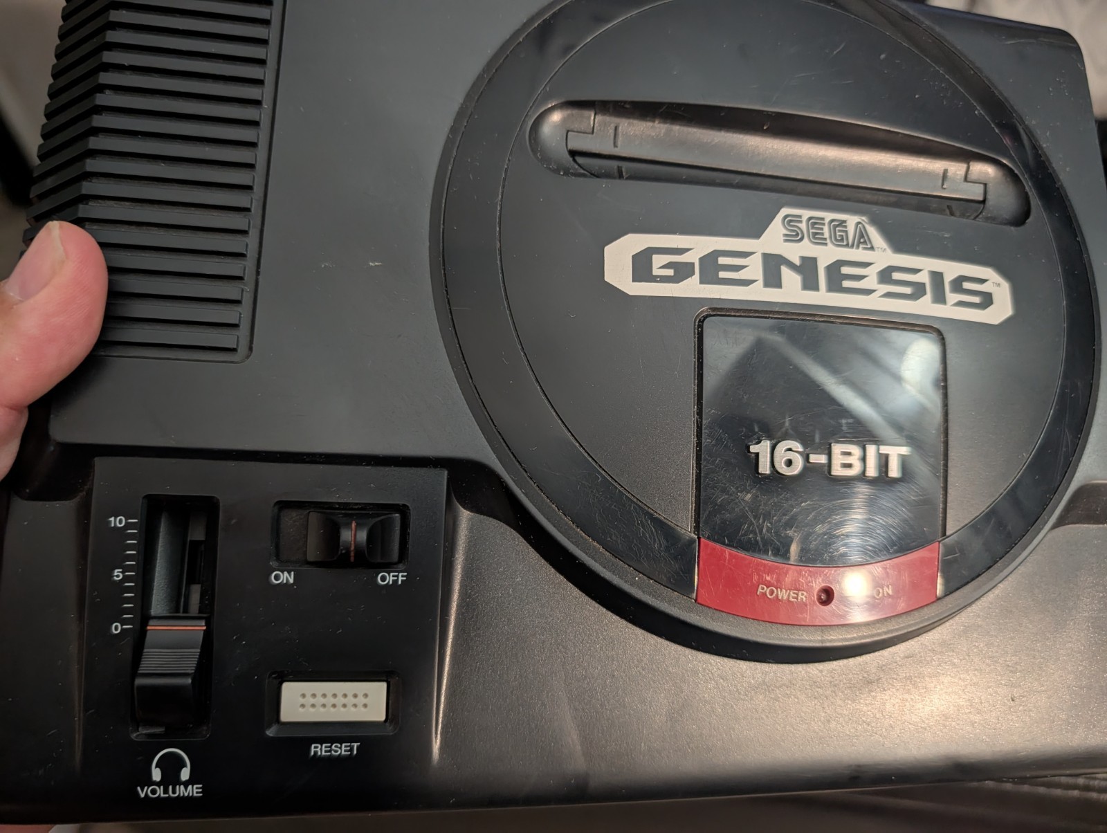 Sega Genesis Model 1601 16 Bit Console Bundle 2 Gamepads, 1 Game, Tested, OEM