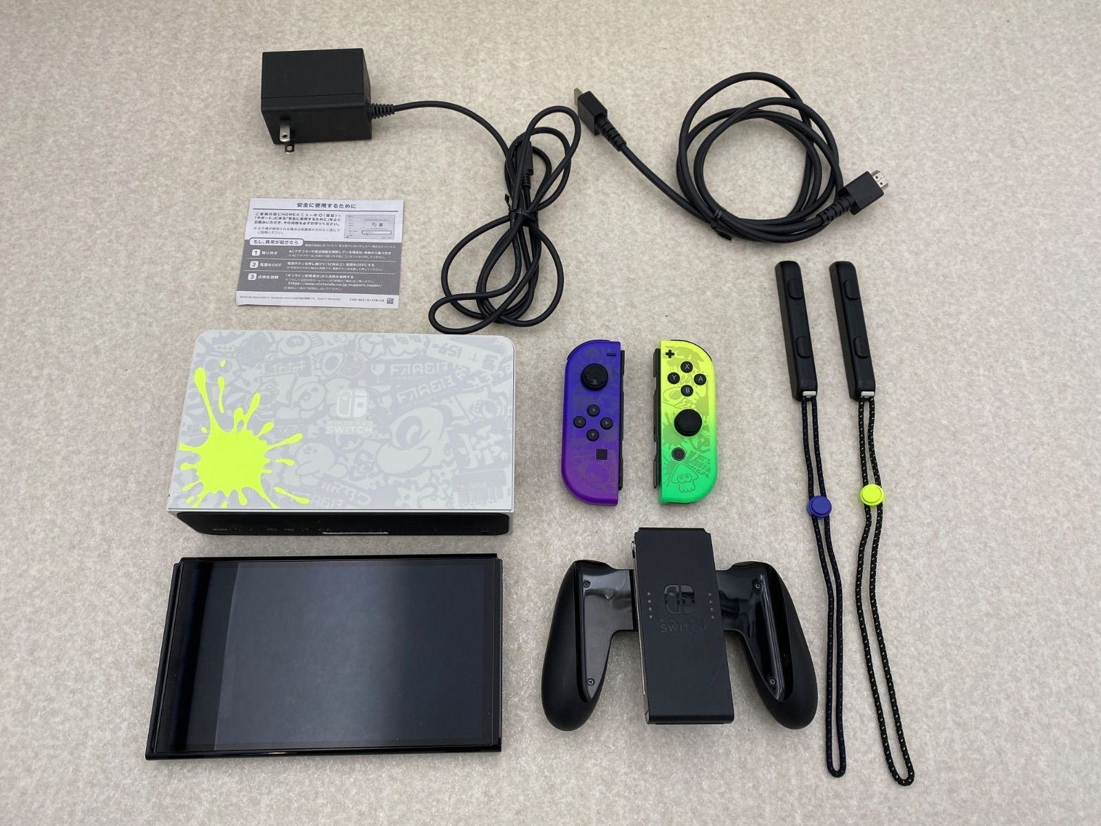 Nintendo Switch OLED Splatoon 3 Edition 64GB Console Japan Region Used