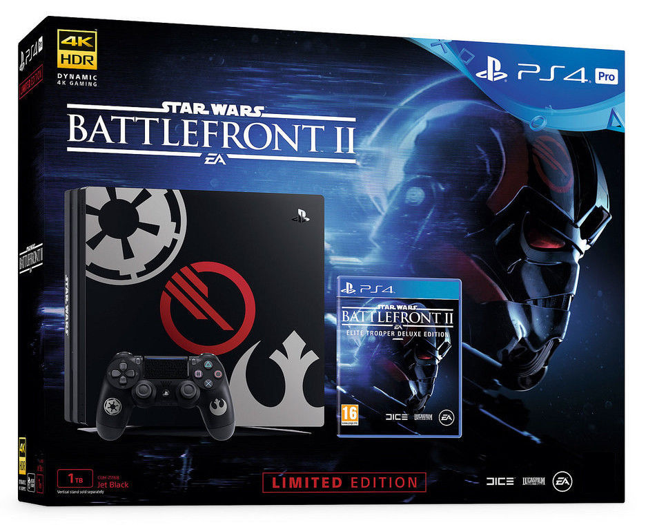 Sony PlayStation 4 Pro STAR WARS: Battlefront II Limited Edition Bundle, 1TB,…