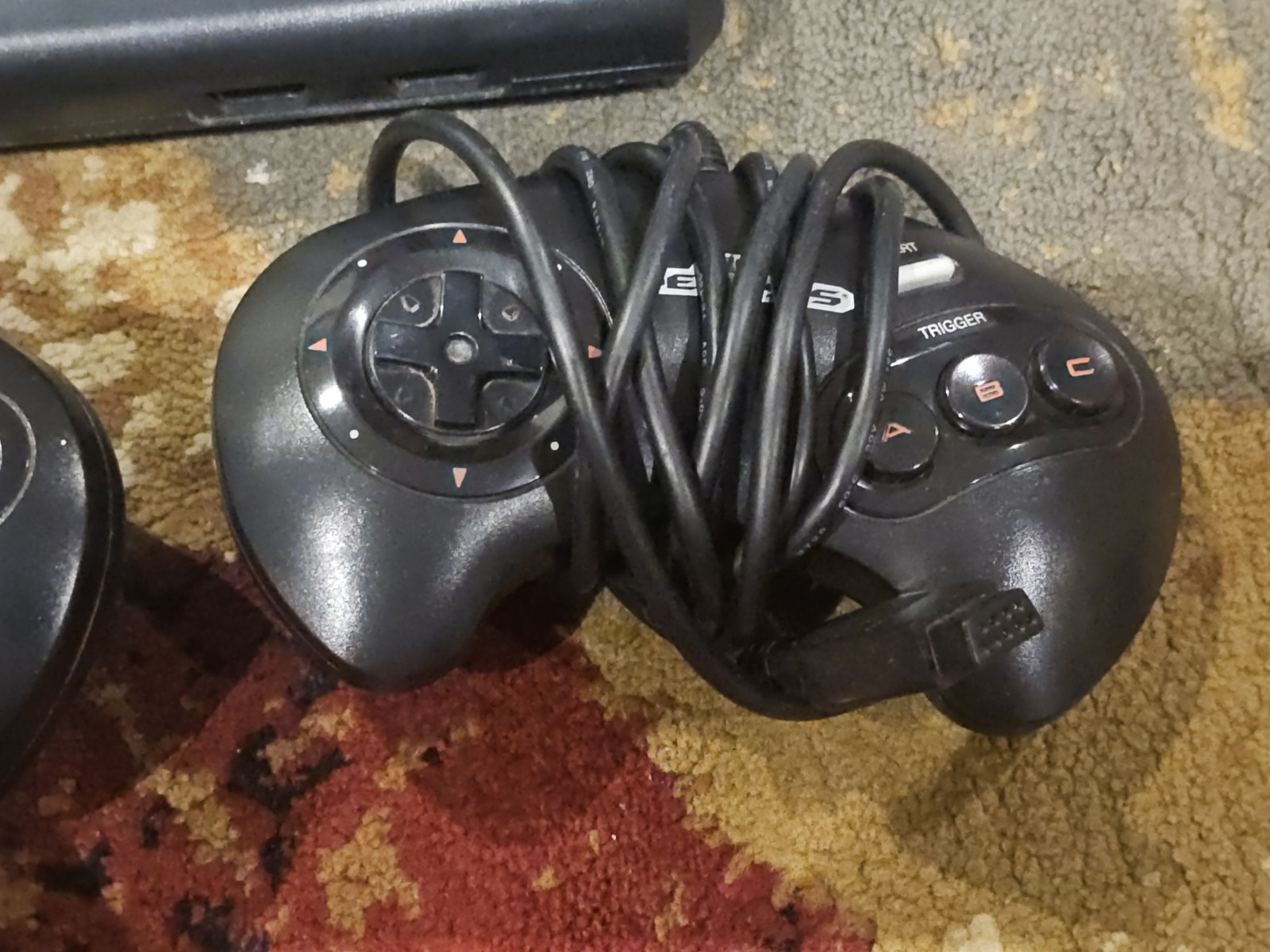 Original Sega Genesis System Model 1 Console Bundle + 2 games Sonic Tested works
