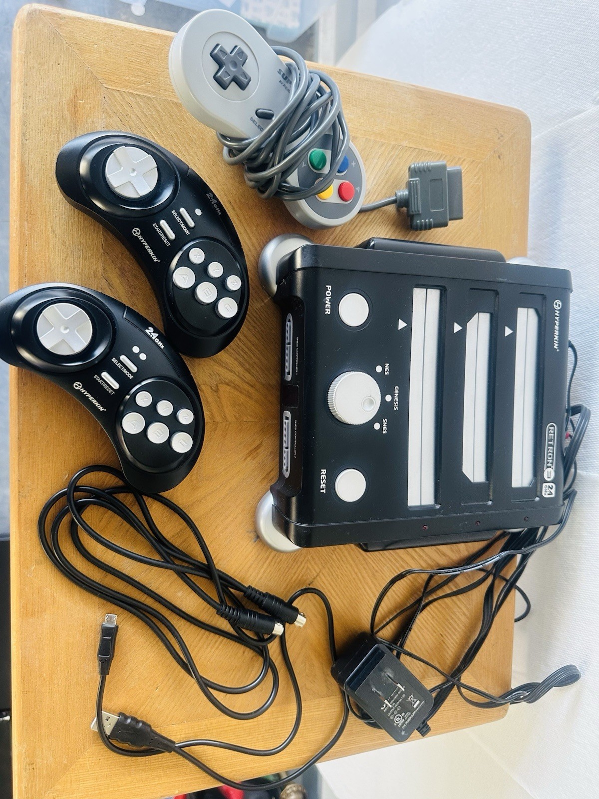 Hyperkin RetroN 3 Black/Gray Console w/ Controllers, AV Cable, Power Adapter