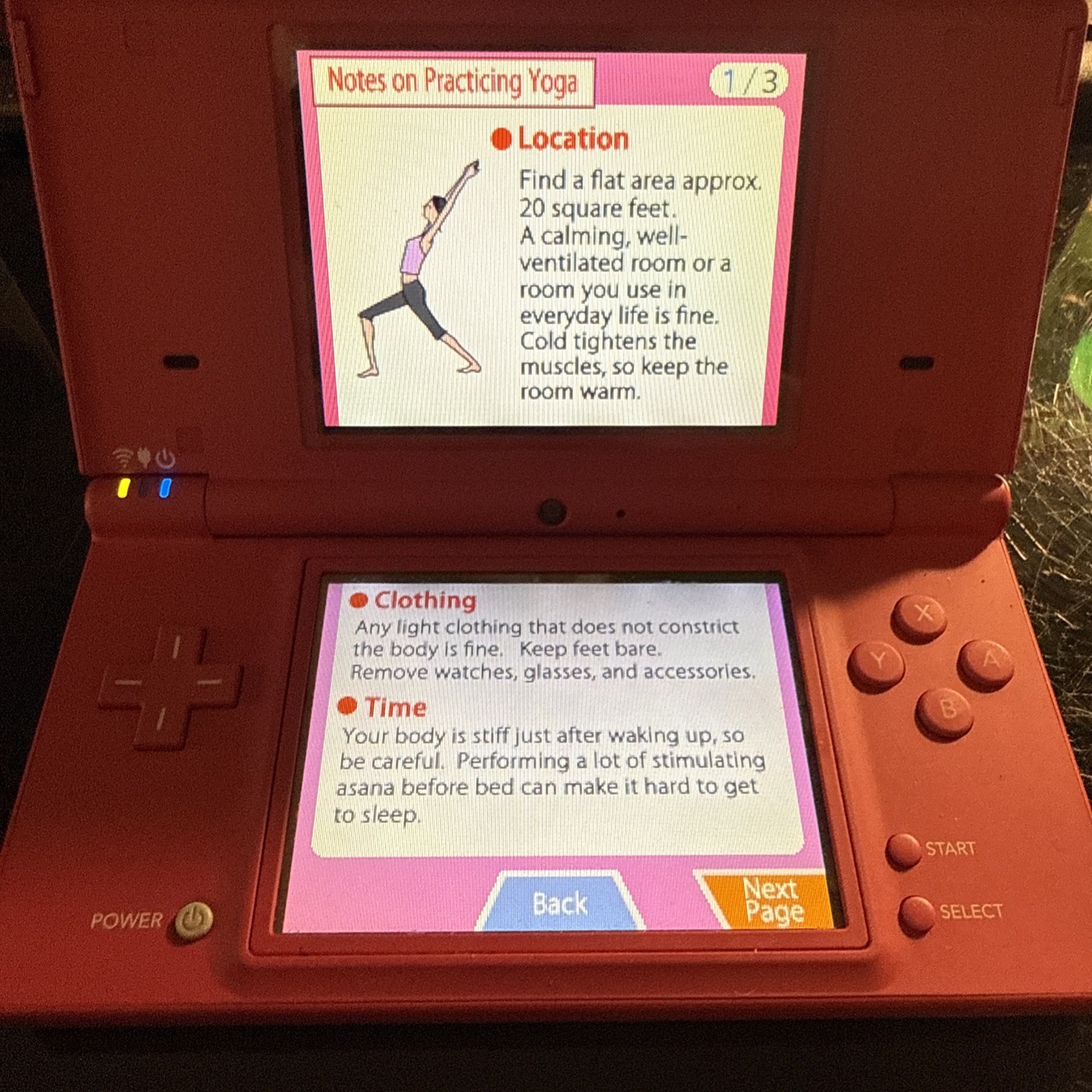 Nintendo DSi Pink Console TWL-USA-1 / TWL-001 No Charger Or Stylus Or Games