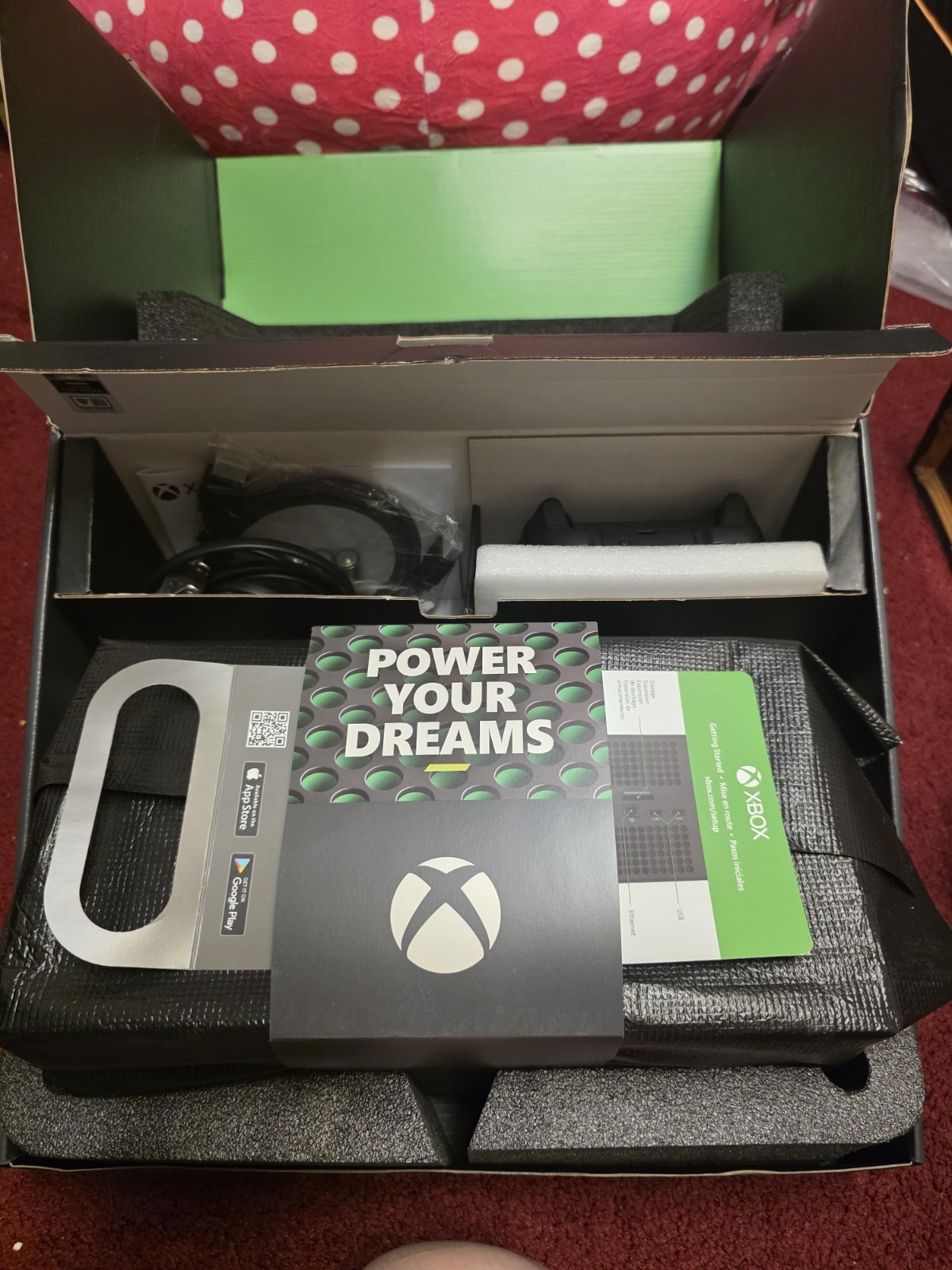 Microsoft Xbox Series X 1TB Black 4K Console w/ Controller, Cables, Box