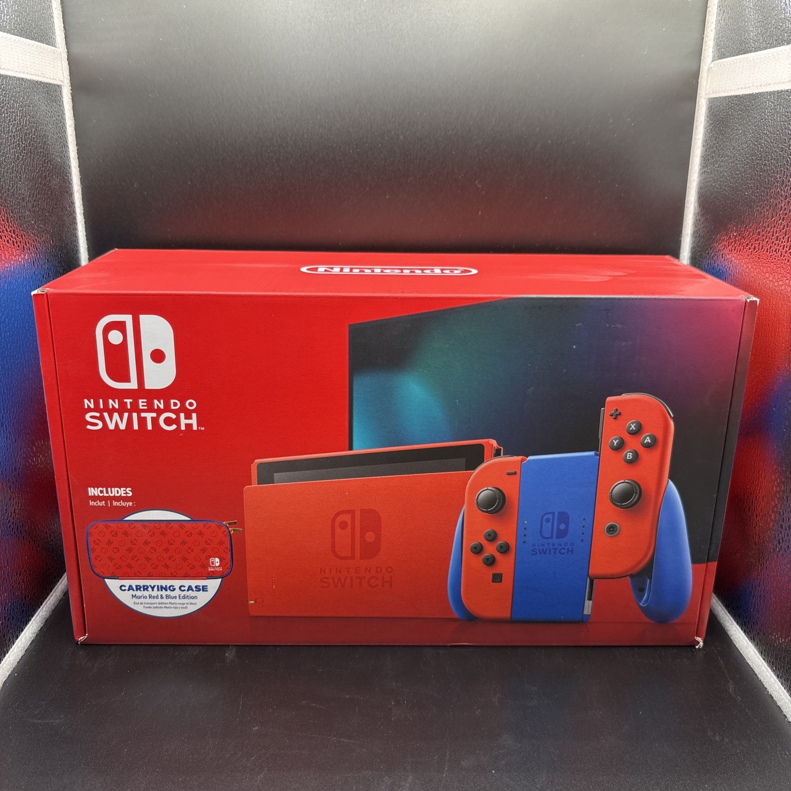 Nintendo Switch HAC-001(-01) Mario Red & Blue Edition – 32GB Brand New In Box