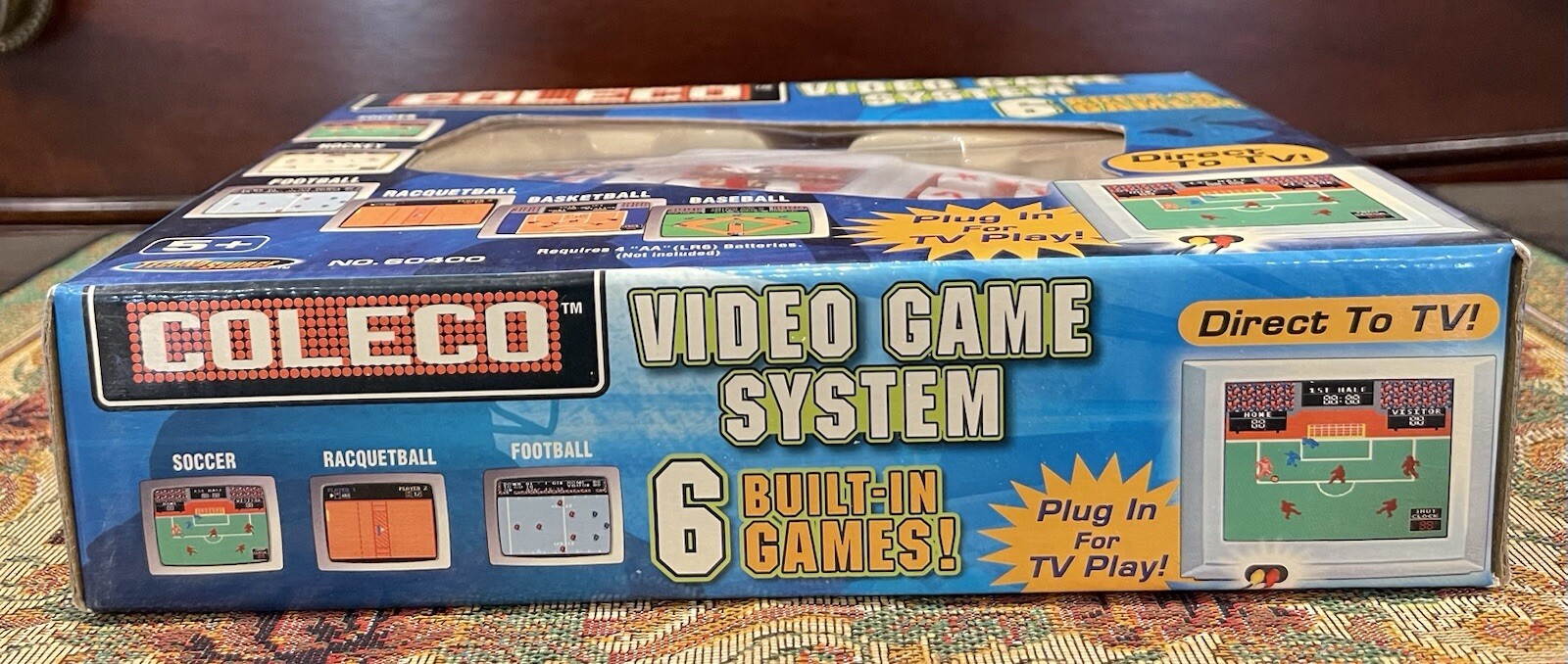 2005 Coleco Video Game System Plug N Play 6 Games Techno Source Never Used