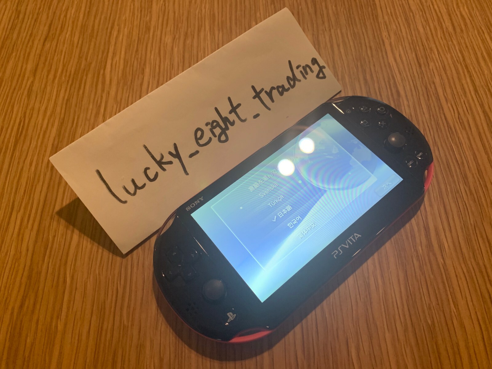 PS Vita Pink Black PCH 2000 ZA15 Console only PSV Slim [H]