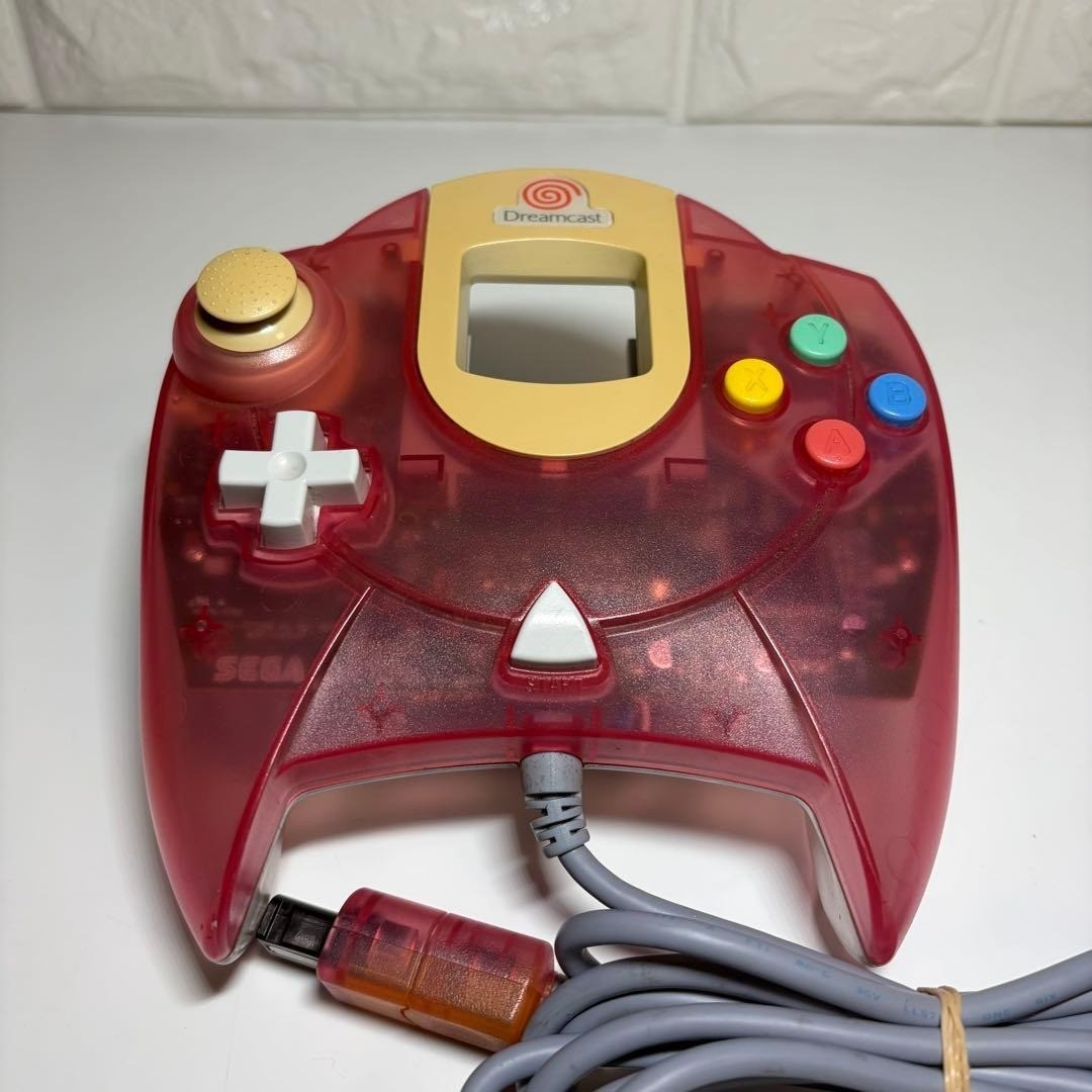 SEGA Dreamcast Console White w/Controller Passion Pink Clear Black USED Japan