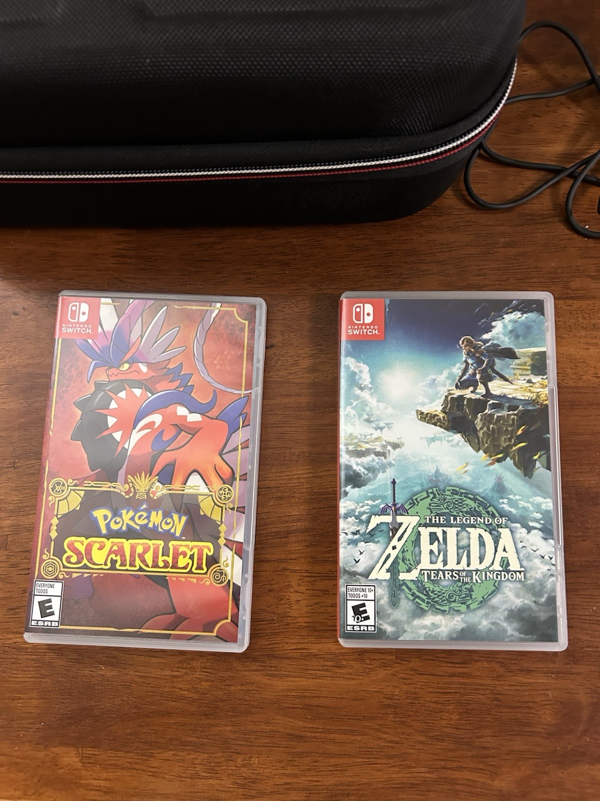 Nintendo Switch OLED w/ Dock, Pro Case, 256 GB SD Card, Pokemon Scarlet And TOTK