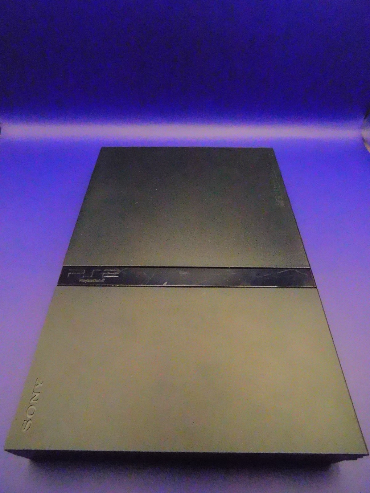 Sony PlayStation 2 Slim Console-Black + 8 MB Memory Card + Controllers WORKING