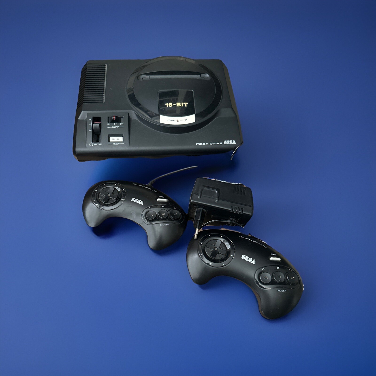 Sega 1601 Console w/ Controller Power Sticks And Cables Tested Vintage