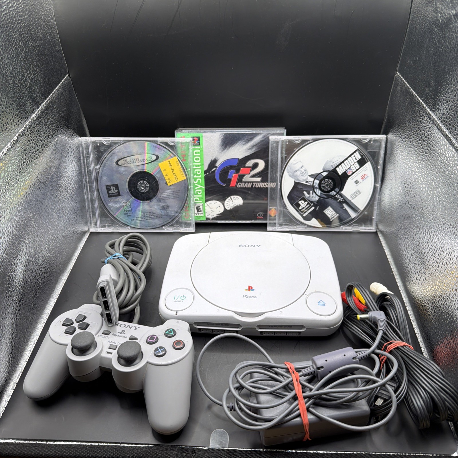 Sony Playstation 1 PS One SCPH-101 Slim PS1 Console System Lot