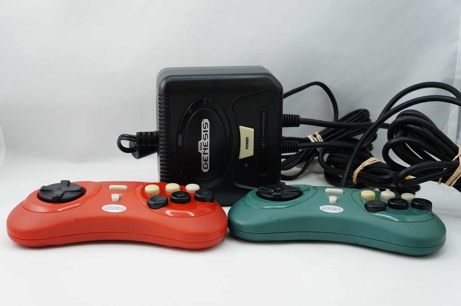Radica Sega Genesis Plug & Play Console with Red & Green Controllers