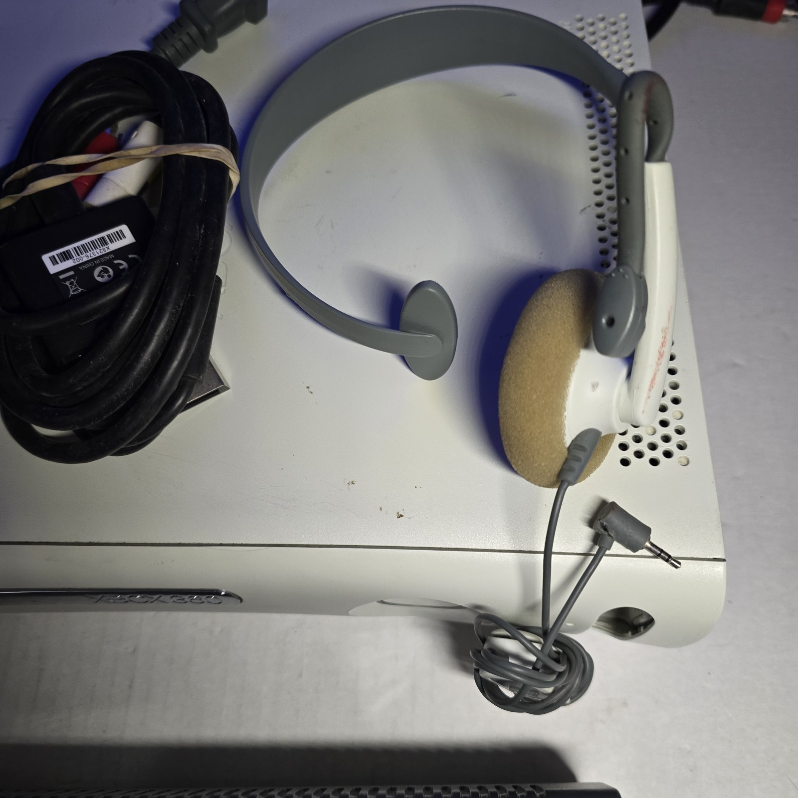 Microsoft Xbox 360 Console W/ Power Brick and AV Cables