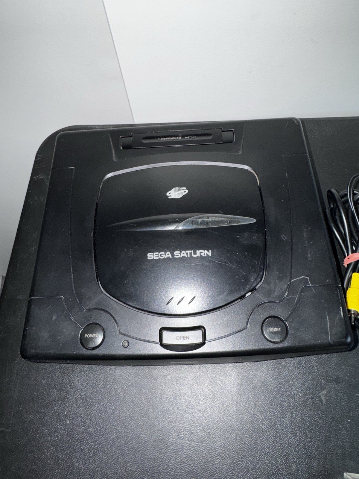 Sega Saturn Model 2 Console W/ Controller Cables Impact Racing Game Works Great!