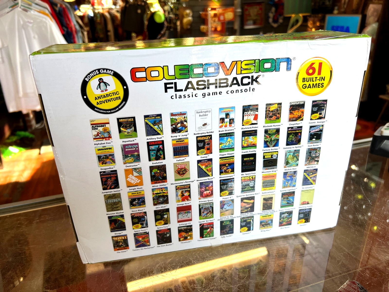COLECOVISION FLASHBACK DOLLAR GENERAL EXCLUSIVE COMPLETE IN BOX TESTED FREE SHIP
