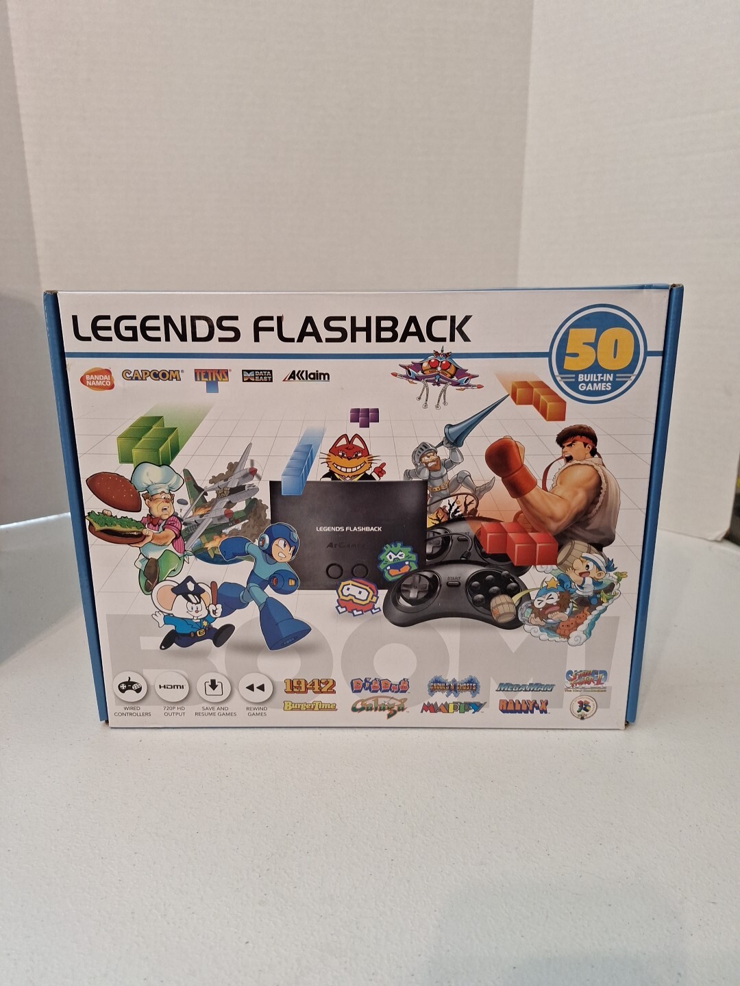 Legends Flashback Deluxe. 50 Built-In Games. BANDAI NAMCO/CAPCOM/ACCLAIM