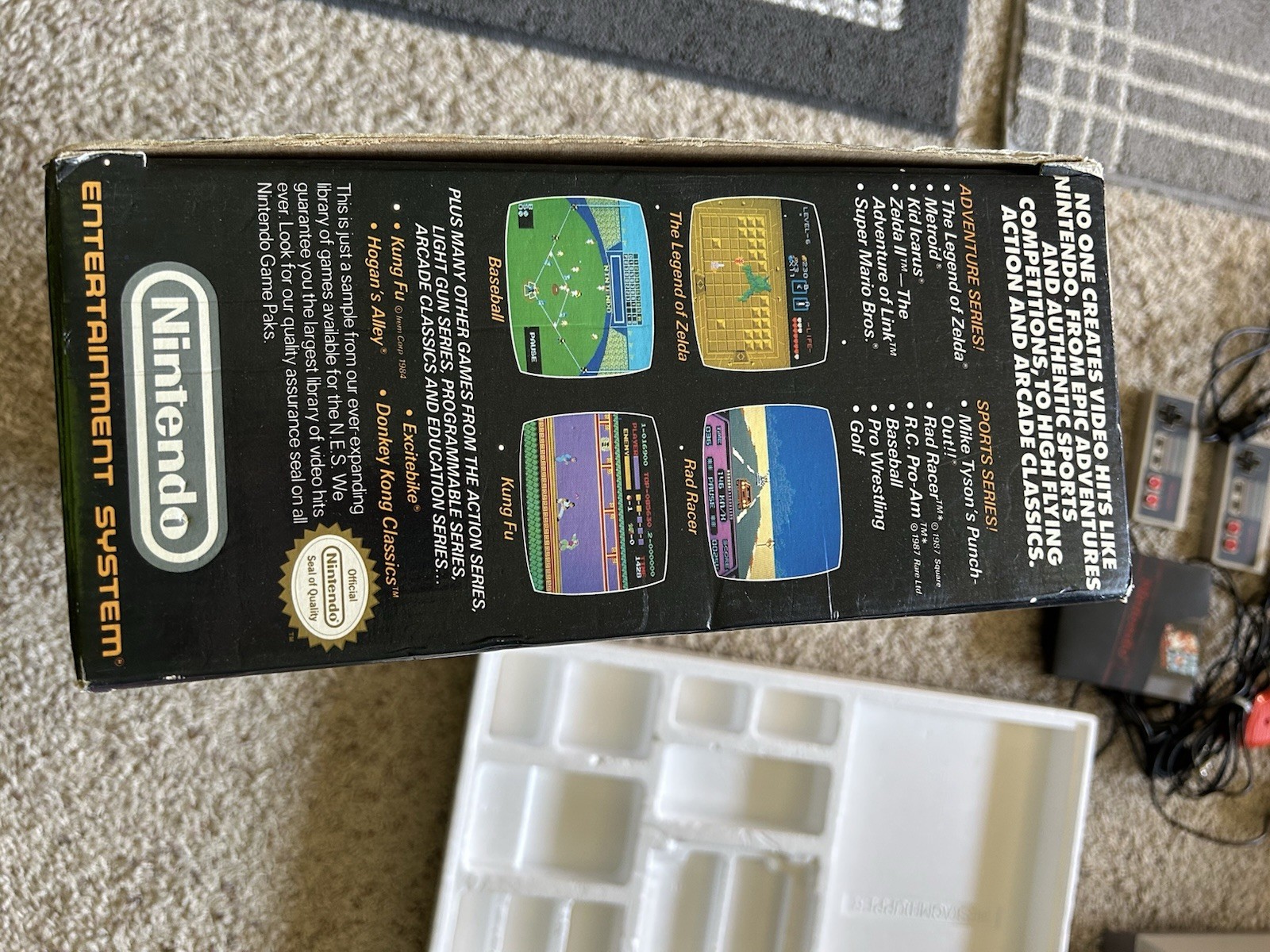 Nintendo NES Action Set Console w/ Box, Light Gun
