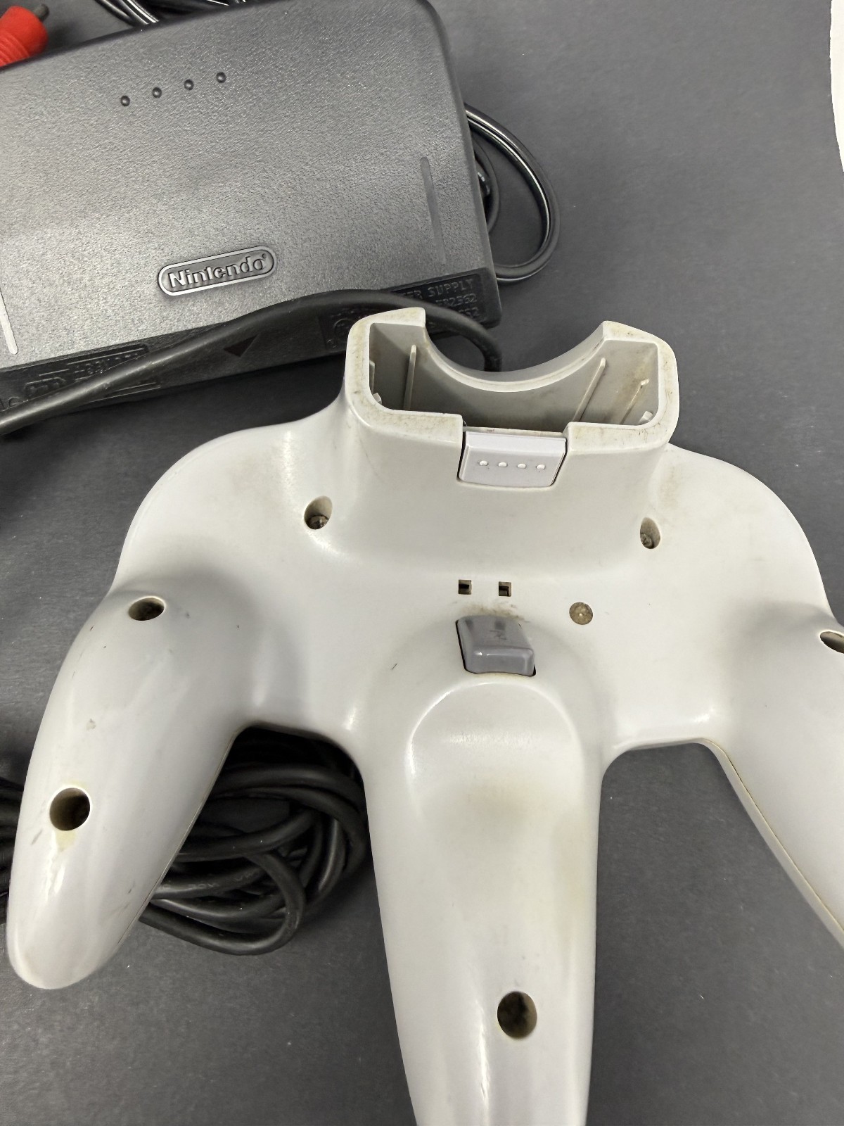Nintendo 64 N64 Console System Bundle Controller + Cords + Star Fox 64 Tested