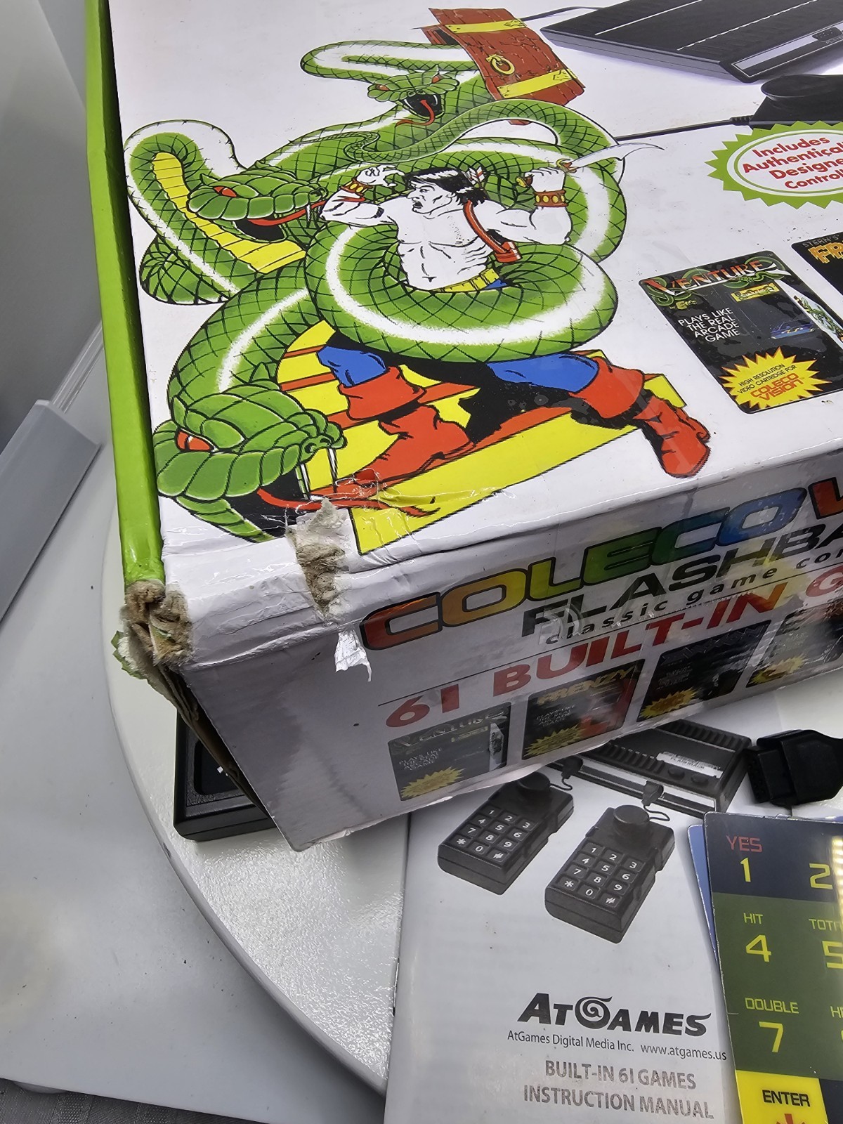 AtGames ColecoVision Flashback Classic Game Console 61 Games – Dollar General Ex
