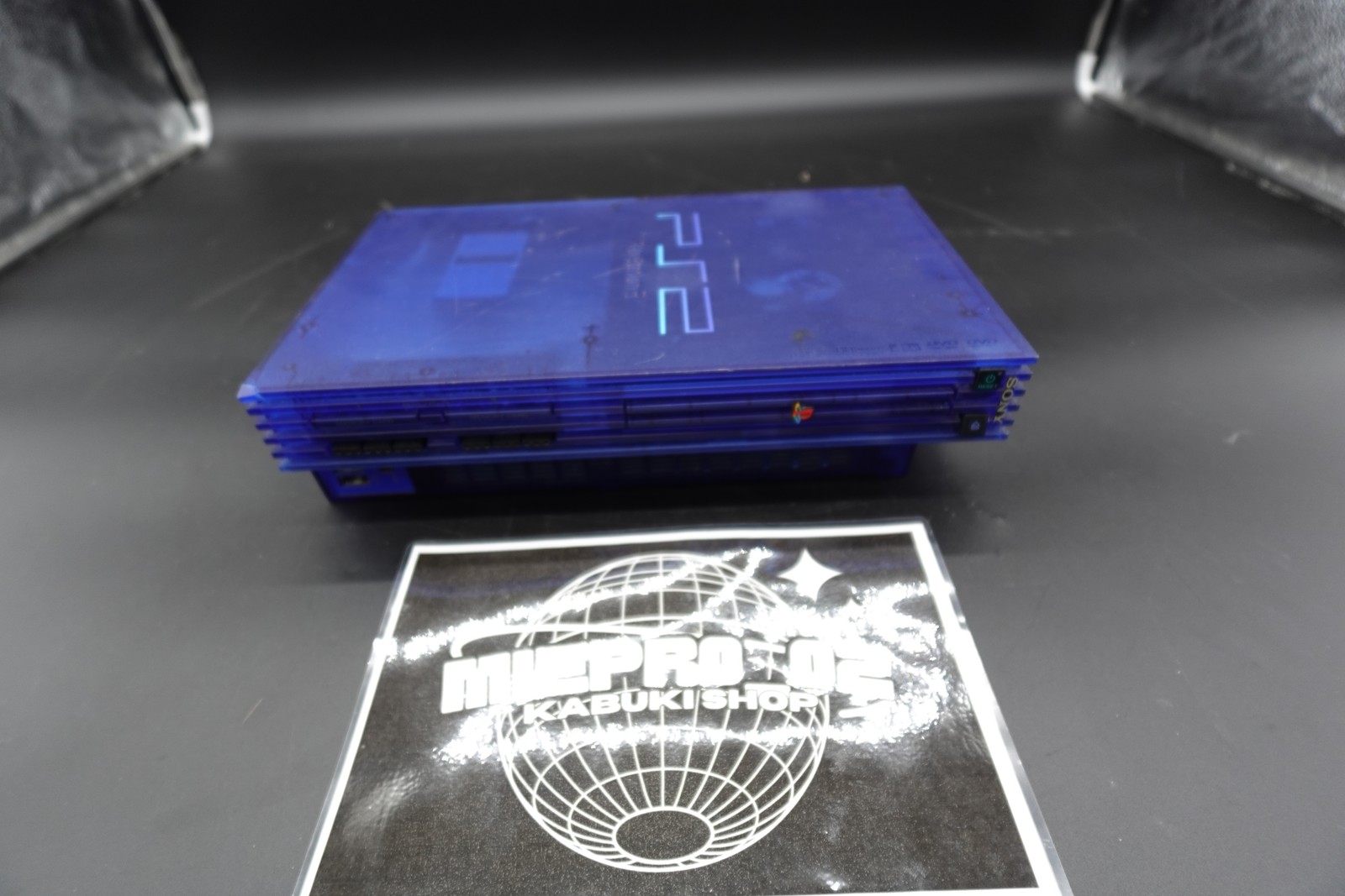 Some parts missing PS2 Ocean Blue SCPH-37000 Console only Playstation 2 USED