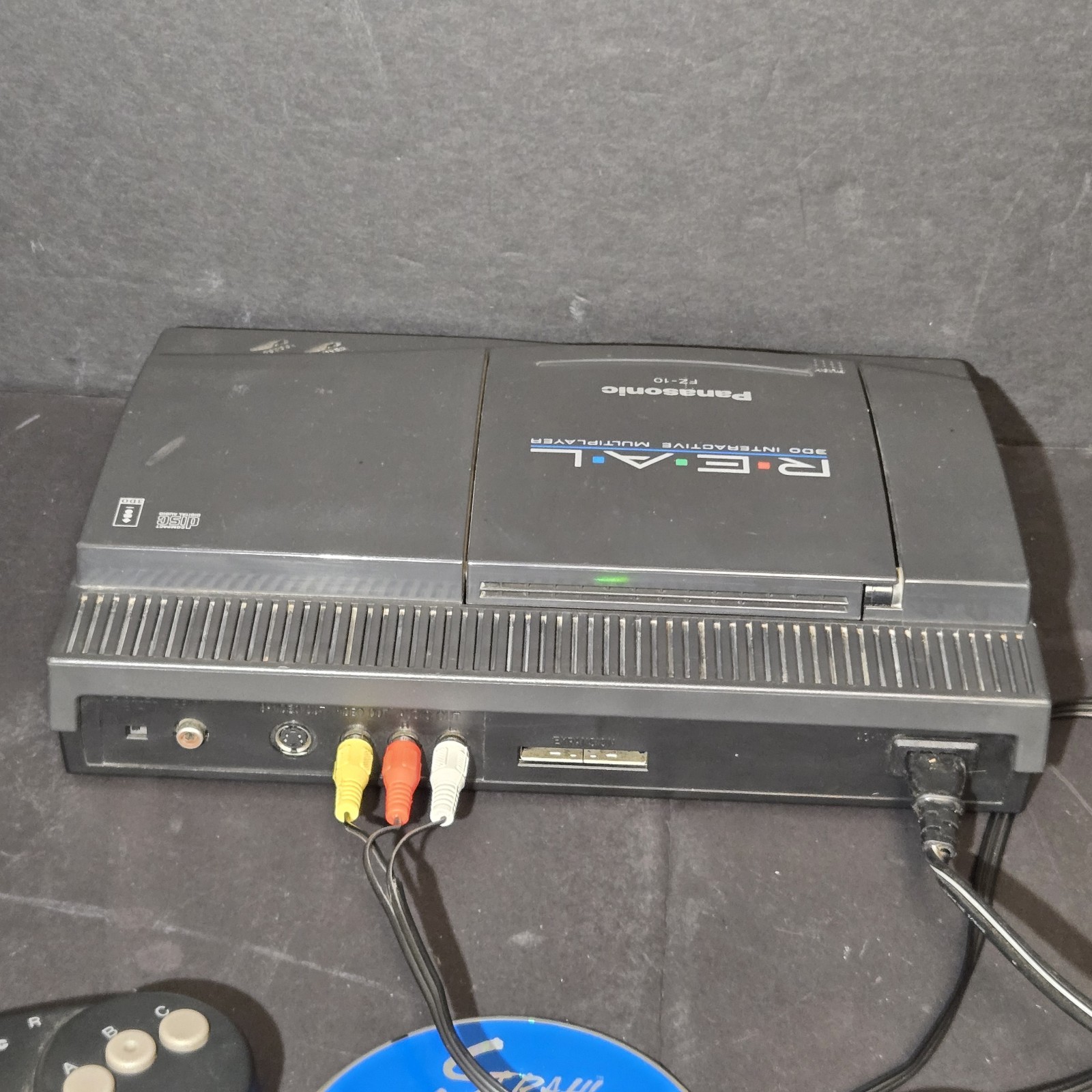 Panasonic 3DO FZ-10 System Console Bundle 2 Controllers + STRAHL Game, Tested Wk