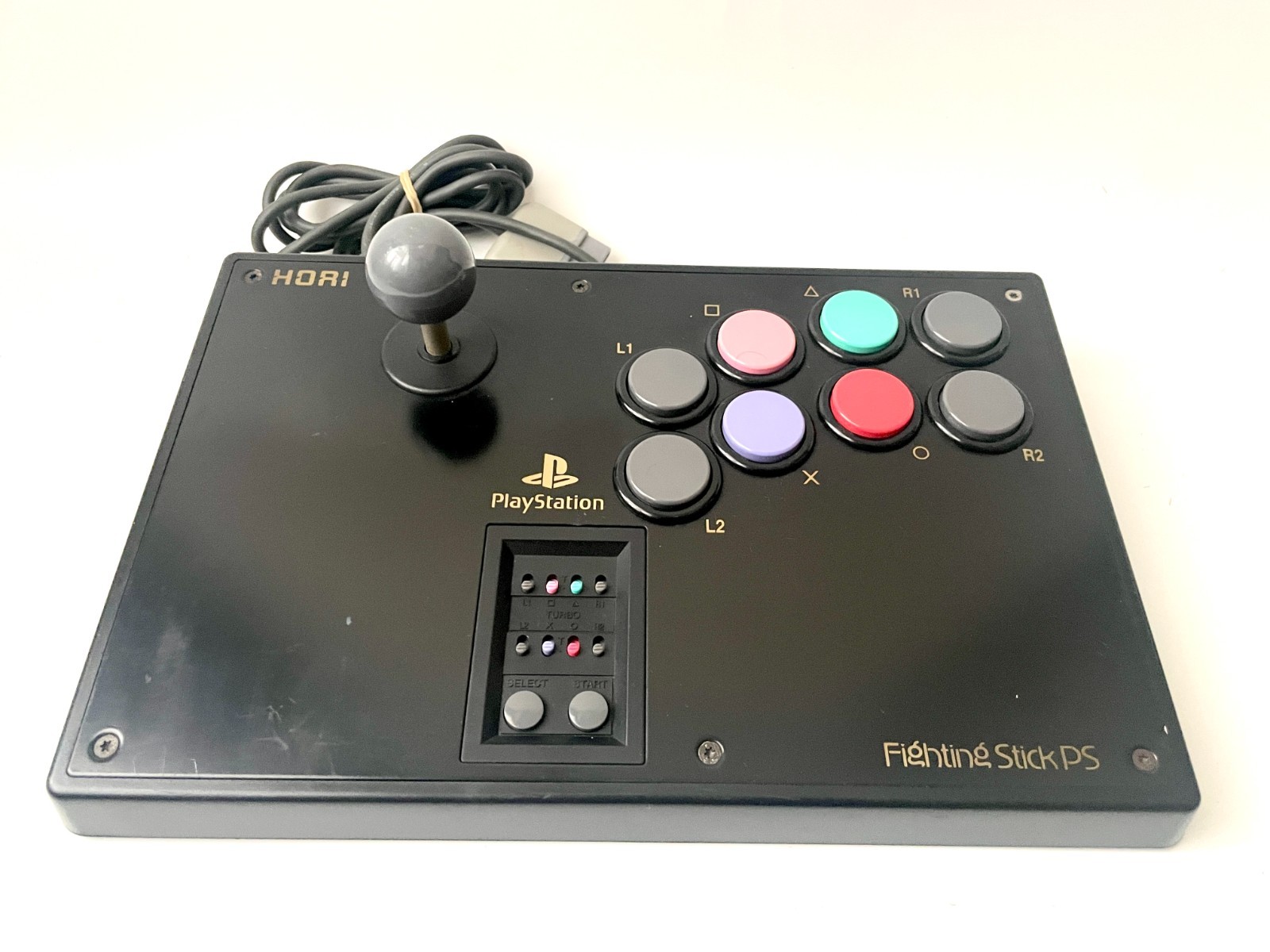 HORI Fighting Stick PS Arcade Controller Bundle with Tekken 2 4 5 PS1 PS2 Japan