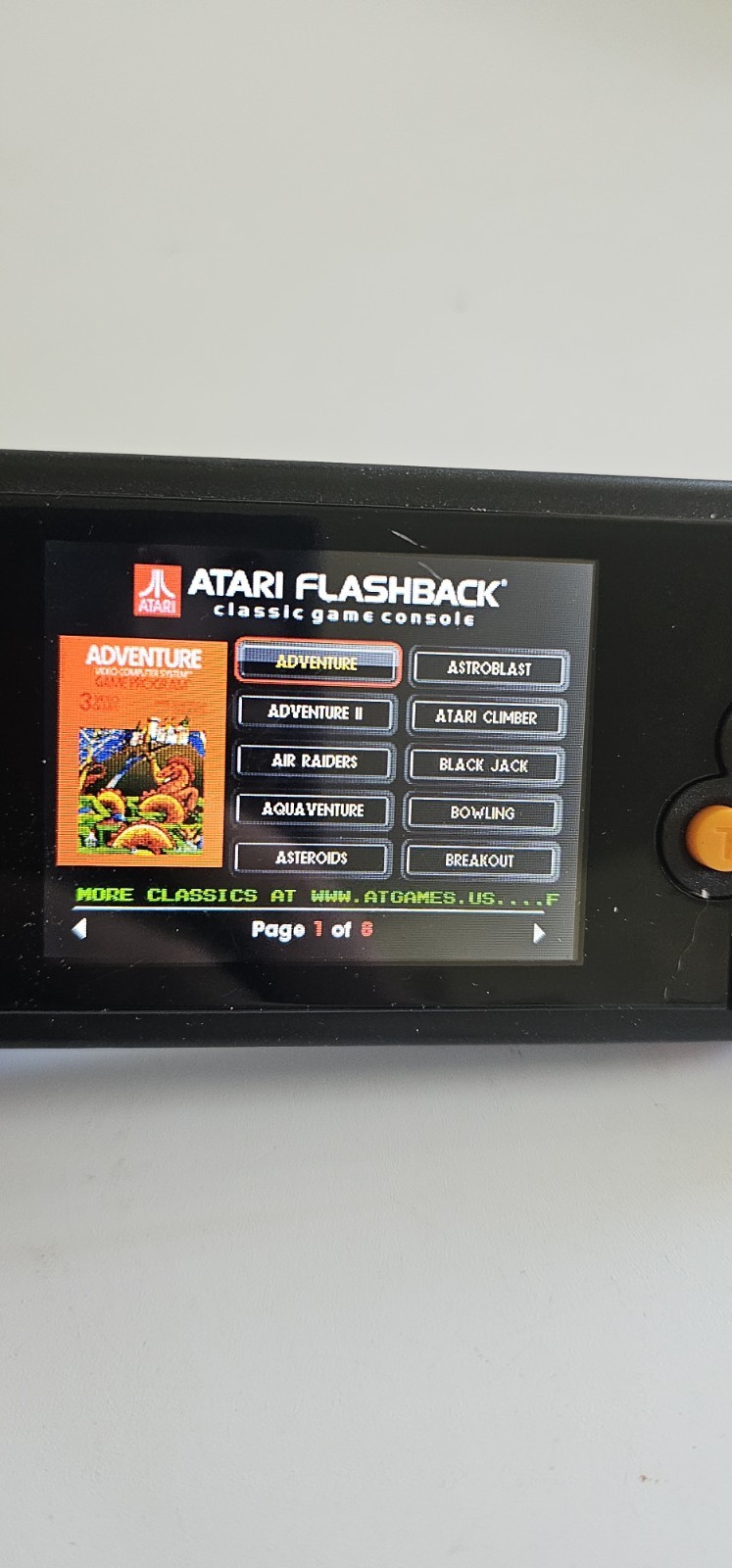 Atari Flashback Portable Handheld Console Tested Working No Charger