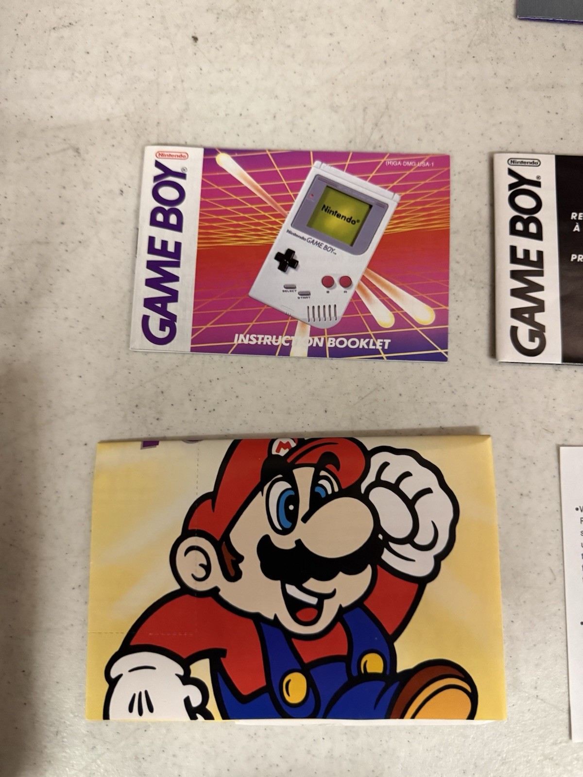 Nintendo Game Boy DMG-01 System Complete CIB Walmart Box Variant Matching Serial