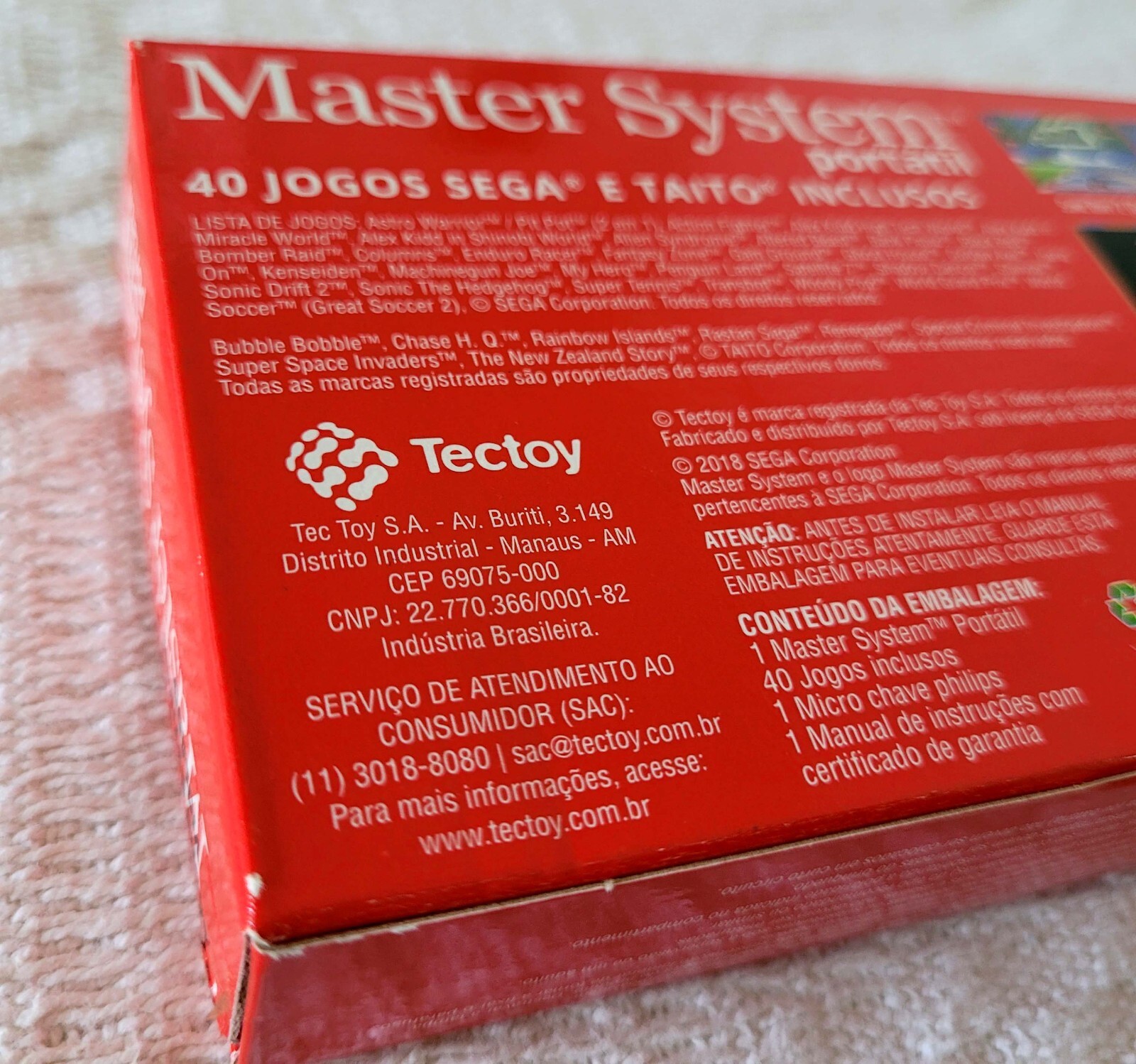 MASTER SYSTEM PORTABLE (PORTATIL) CIB – RARE HANDHELD CONSOLE BY TECTOY BRAZIL🔥