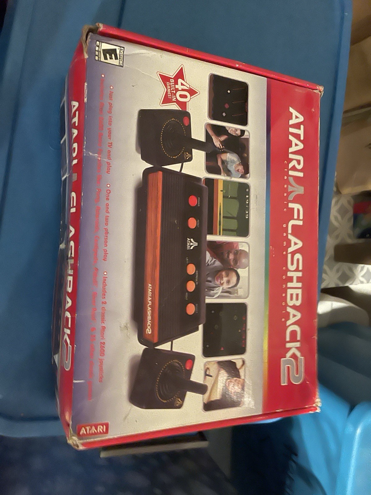 Atari Flashback 2 Classic Game Console 40 Built In Games With 2 Controllers